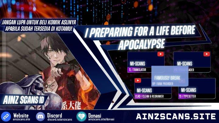 I Preparing For A Life Before Apocalypse Chapter 24